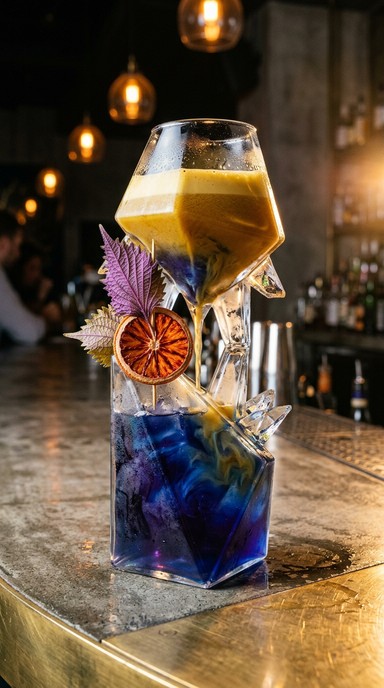 Free Layered Luxury Cocktail Image - Beverage, Drink, Blue | Download ...