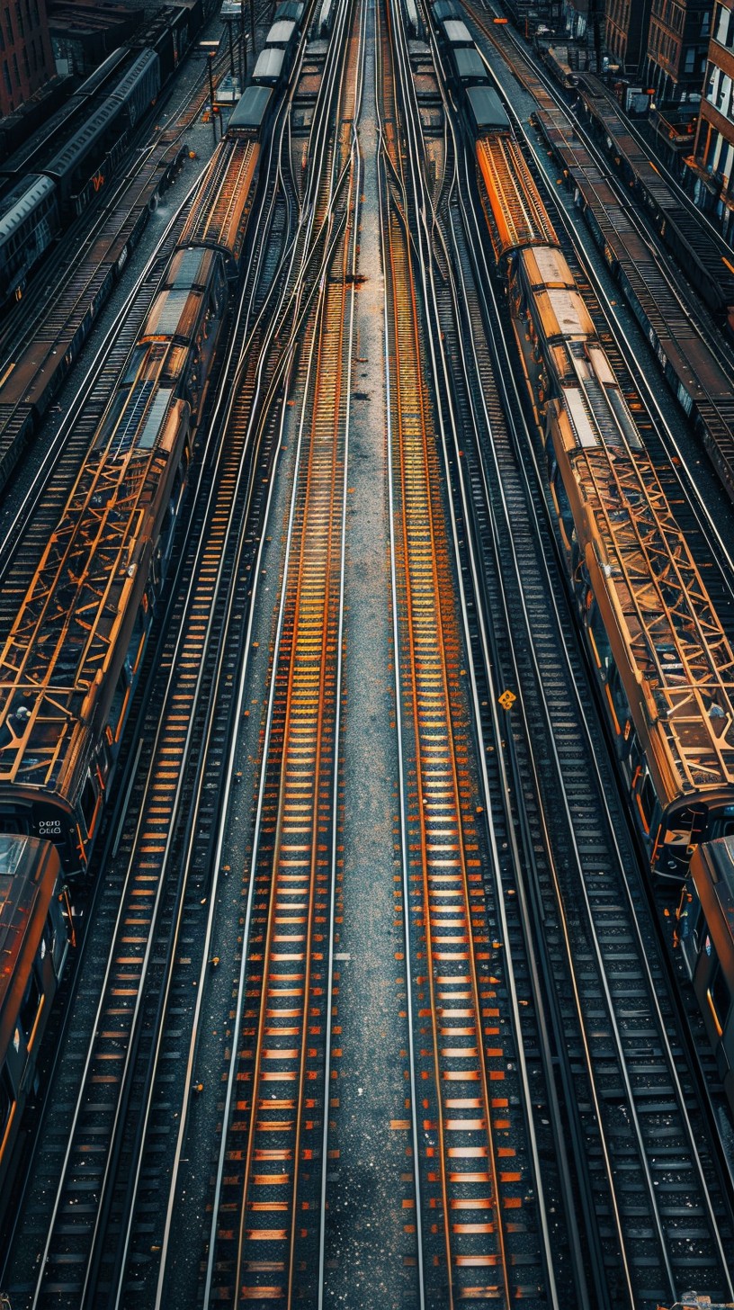 Free Urban Train Tracks Image - Railway, Urban, Tracks | Download at ...
