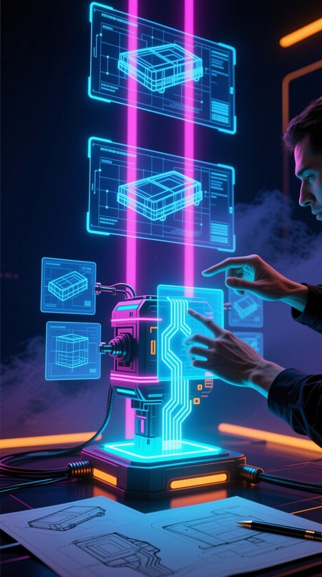 Free Cyberpunk Prototype Planning Image - Cyberpunk, Holographic ...