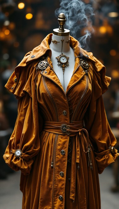 Clockwork Robe Free Clockwork Fashion Masterpiece Image - Steampunk, Clockwork ...