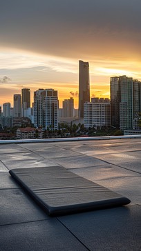 View Perpusnas Rooftop Urban Rooftop View Photos Collection - City Skyline, Evening Light ...