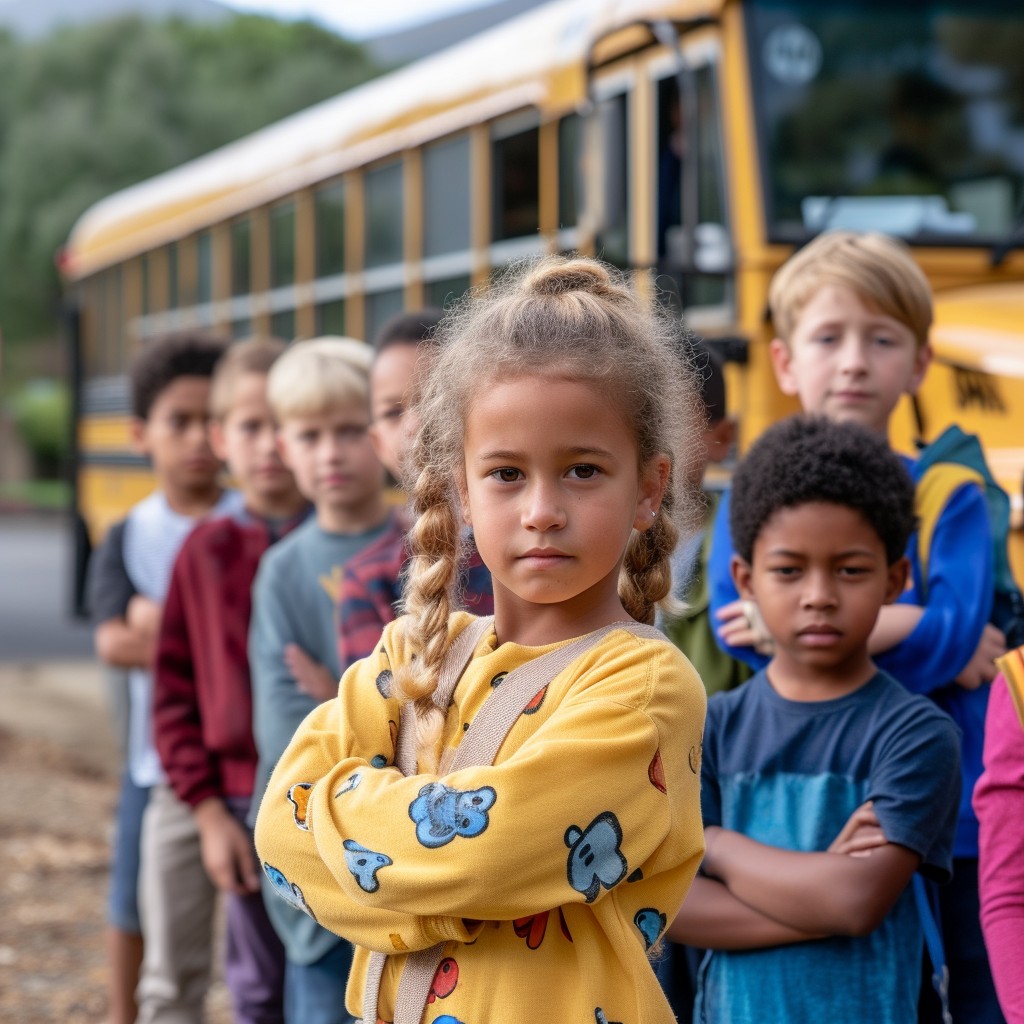Free School Bus Lineup Image - Children, School, Bus | Download at ...