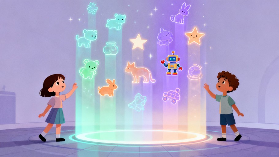 Traslucent Kids Free Futuristic Kids' Discovery Image - Hologram, Children, Digital ...