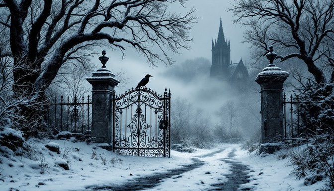 Gothic Cold Free Gothic Winter Solitude Image - Gothic, Winter, Snow | Download at ...