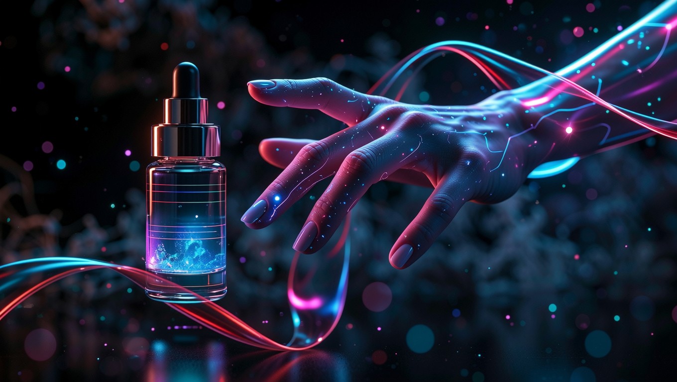 Pyropunk Cosmetics Free Cyberpunk Skincare Glow Image - Cyberpunk, Neon, Futuristic ...