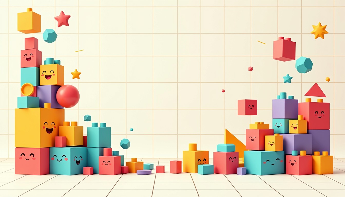 Free Happy Building Blocks Photo - Blocks, Geometric, Colorful ...