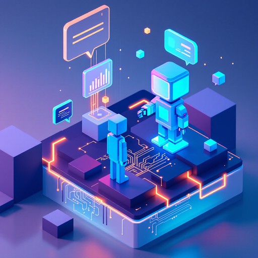 Free AI Helps Humans Image - Voxel, Ai, Assistant | Download at StockCake