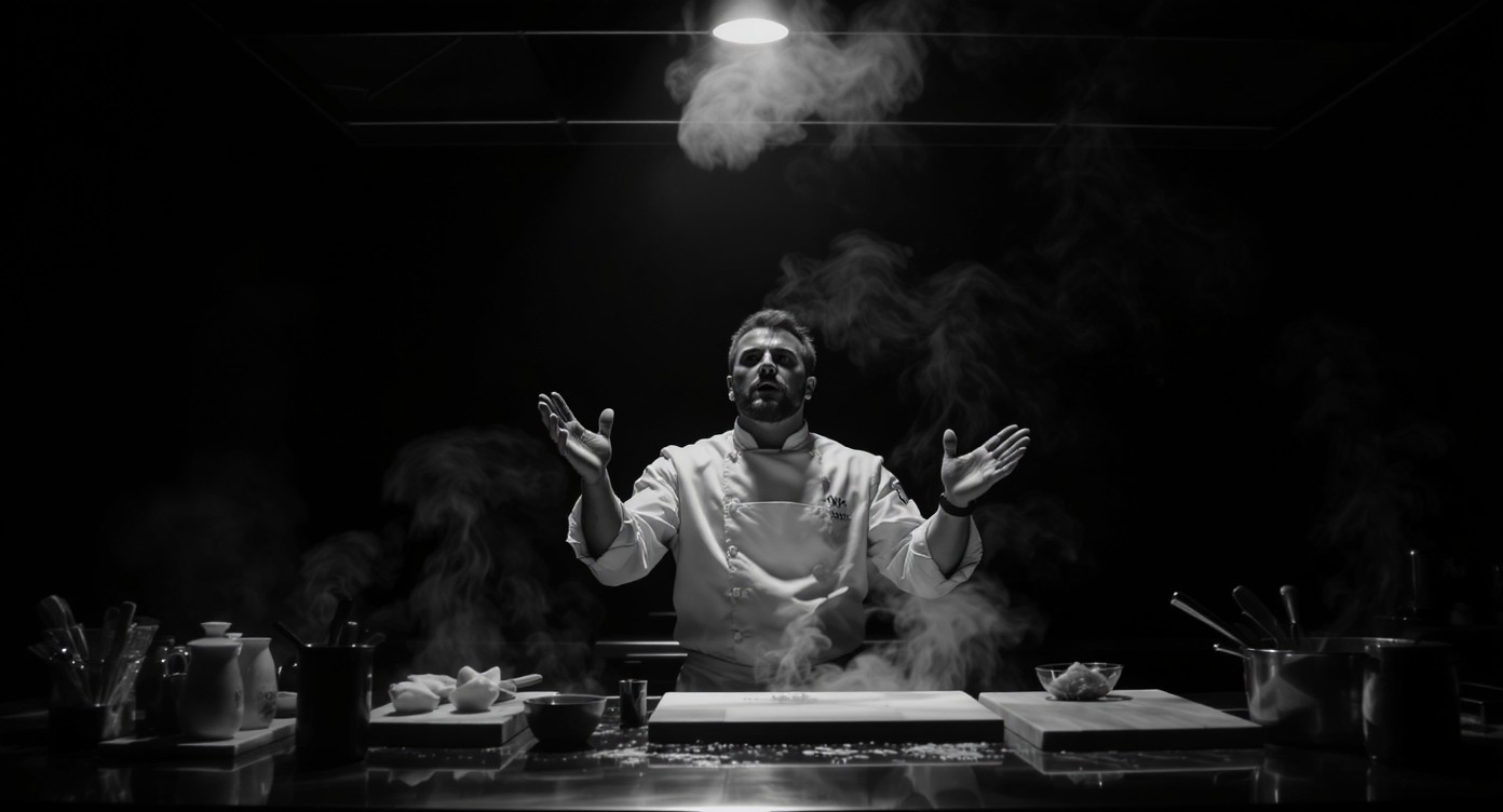 Free Culinary Stage Drama Image - Monochrome, Chef, Theatrical ...