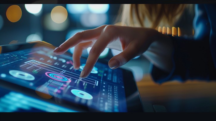 Free Futuristic Interface Interaction Image - Technology, Futuristic ...