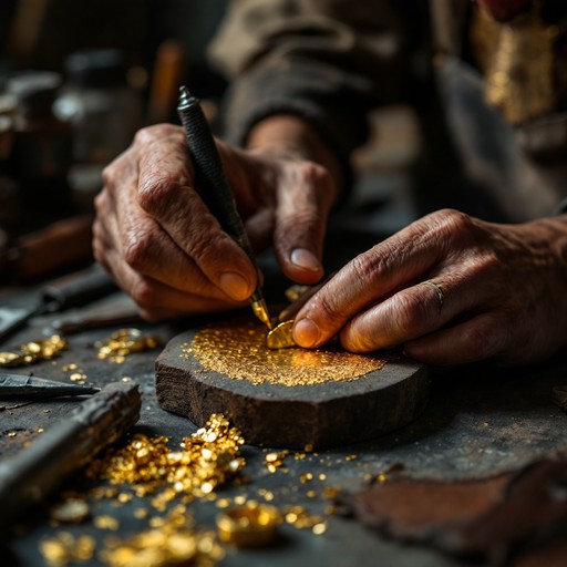 Free Gold shavings fly Image - Goldsmith, Craftsmanship, Artisan ...