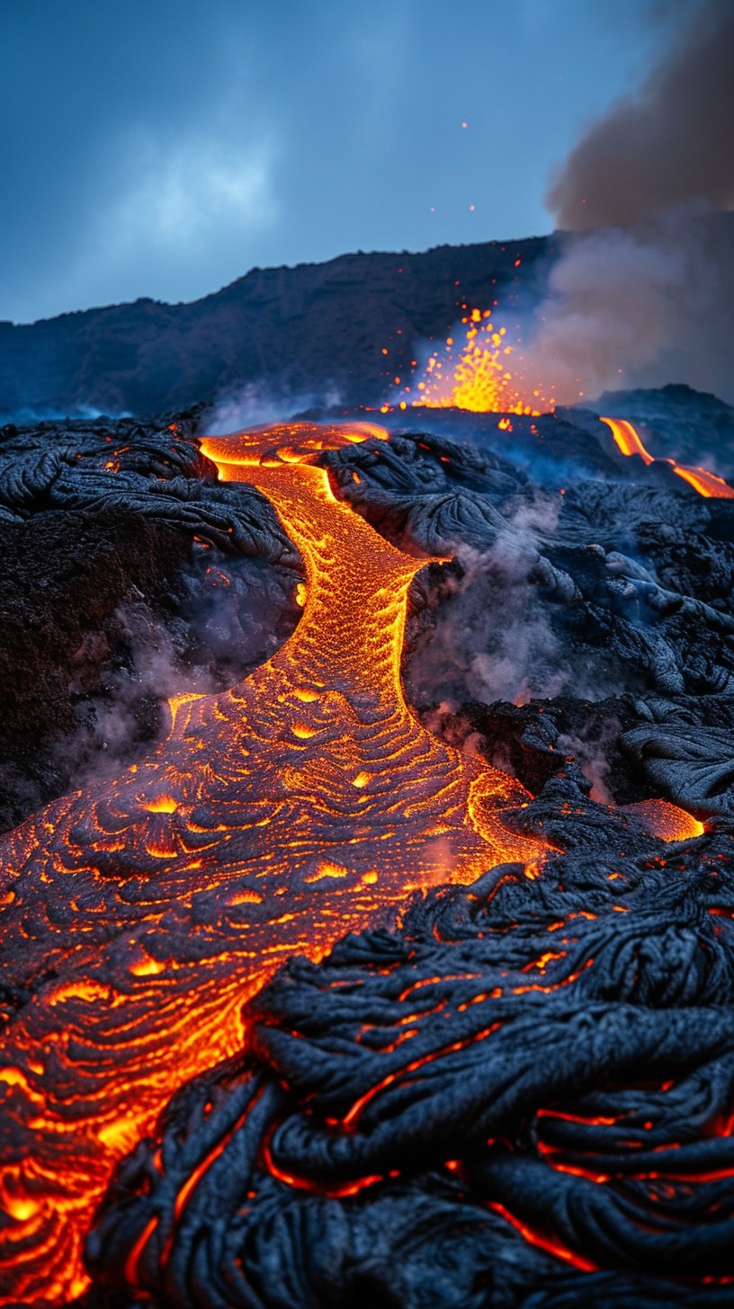 Free Volcanic Lava Flow Image - Volcano, Lava, Eruption | Download at ...