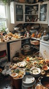 Free Messy Kitchen Scene Image - Kitchen, Messy, Dirty | Download at ...