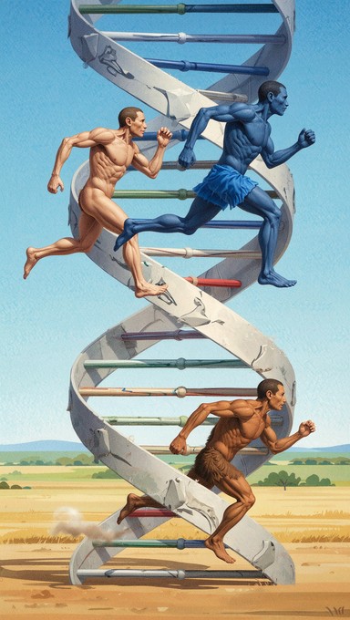 Human Evolution Running Free Motion Across Eras Image - Sports, Timeline, Evolution | Download ...