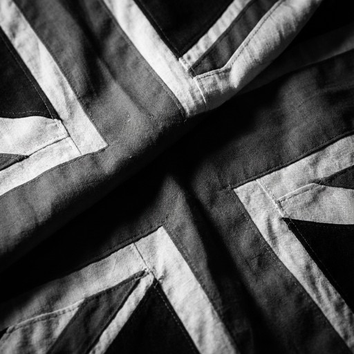 Shadowy Flag Free Dramatic Flag Shadows Image - Abstract, Monochrome, Fabric ...