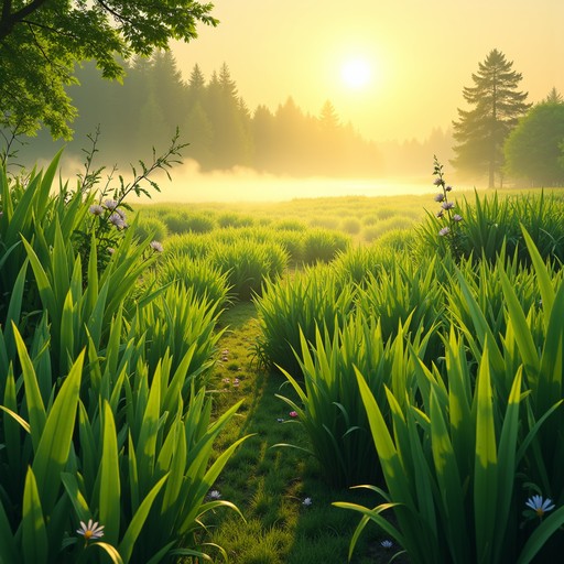 Free Misty Morning Meadow Image - Grass, Dawn, Sunrise | Download at ...