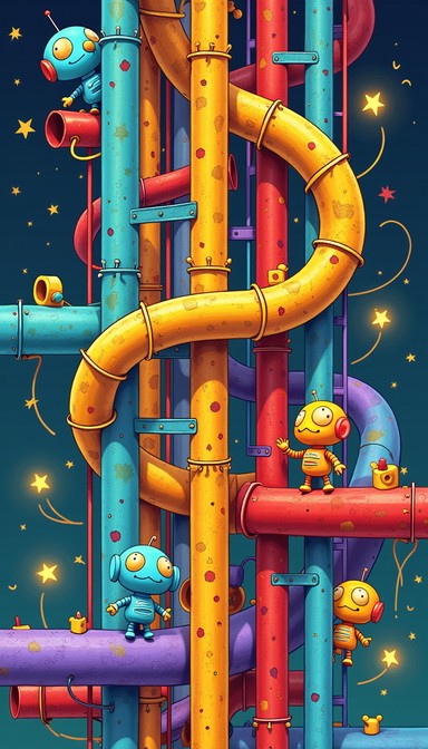 Free Rainbow Robot Playground Image - Playground, Robots, Rainbow ...