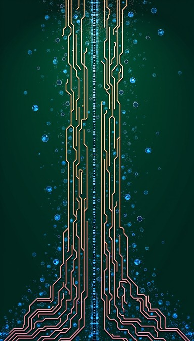 Free Copper Circuit Waterfall Image - Circuit, Digital, Technology ...