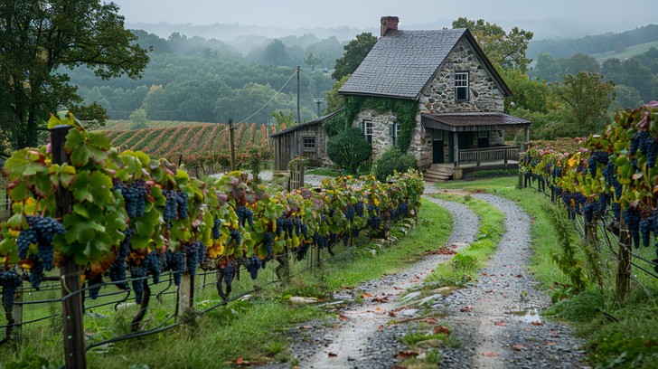 Rustic Grapevine Free Rustic Vineyard Path Image - Vineyard, Rustic, Path | Download at ...