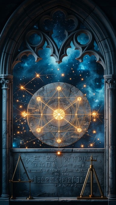 Free Gothic Celestial Geometry Image - Gothic, Cosmic, Mathematics ...