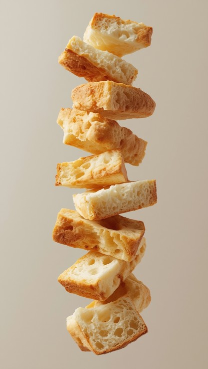 Free Stacked Bread Pieces Image - Bread, Artisanal, Baguette | Download ...
