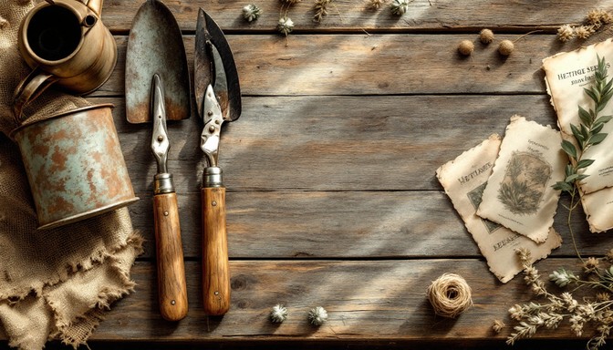 Rustic Garden Tools Free Vintage Garden Tools Image - Vintage, Garden, Tools | Download at ...