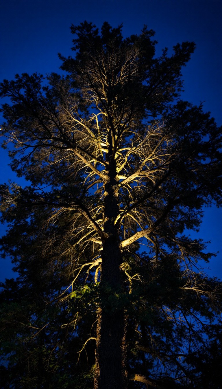 Free Illuminated Night Tree Image - Tree, Night, Illuminated | Download ...