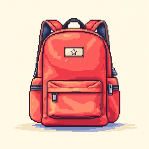 Free Red School Backpack Image - Backpack, Pixel, Red | Download at ...