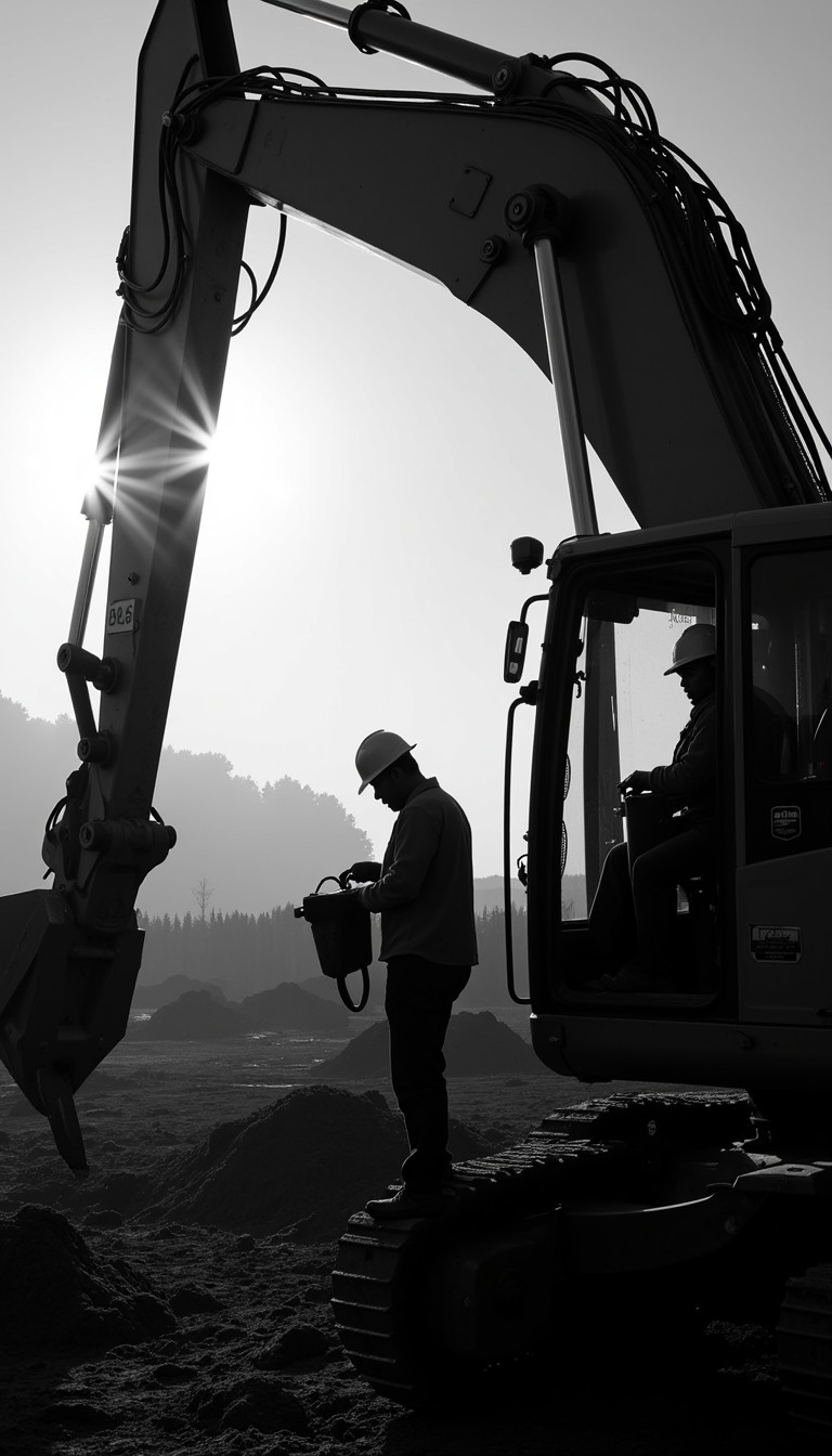Free Machine and Master Image - Excavator, Construction, Silhouette ...