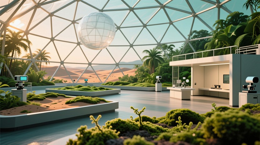 Free Nature Under Glass Photo - Biodome, Greenhouse, Geodesic ...