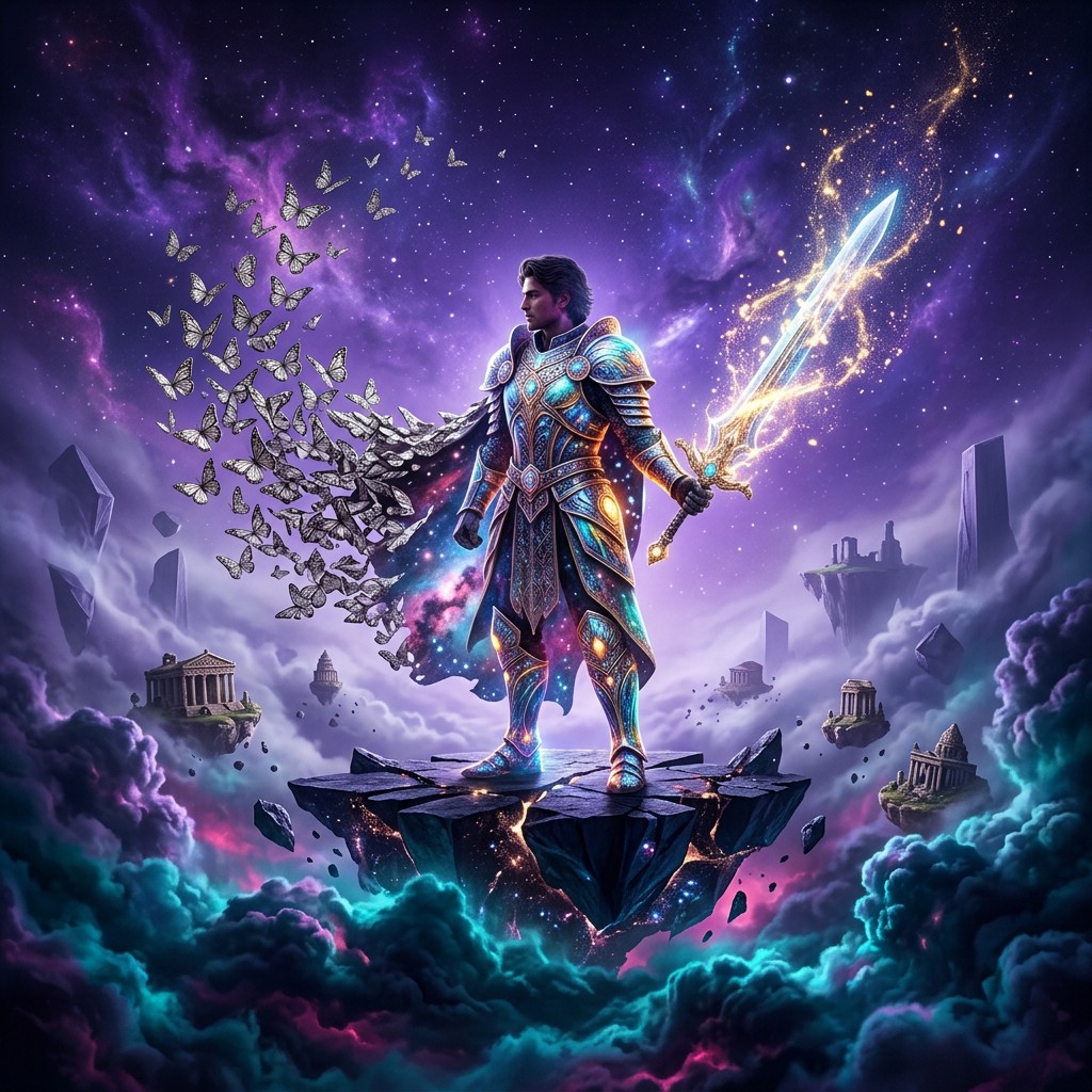 Free Celestial Warrior Ascending Image - Warrior, Fantasy, Armor ...