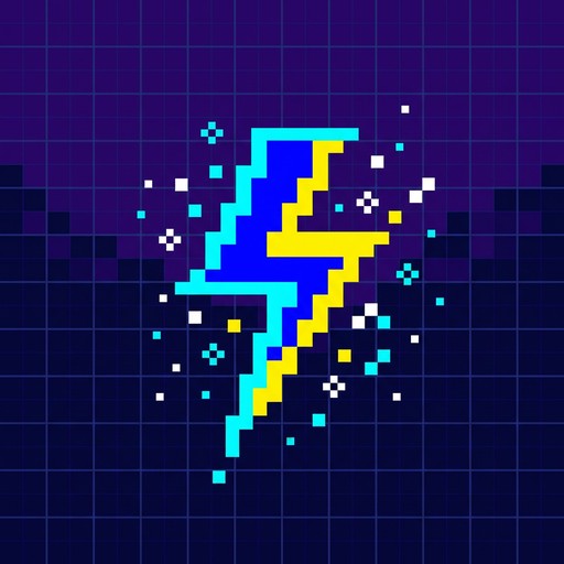 Free Pixel Lightning Strike Image - Lightning, Pixel, Vector | Download ...