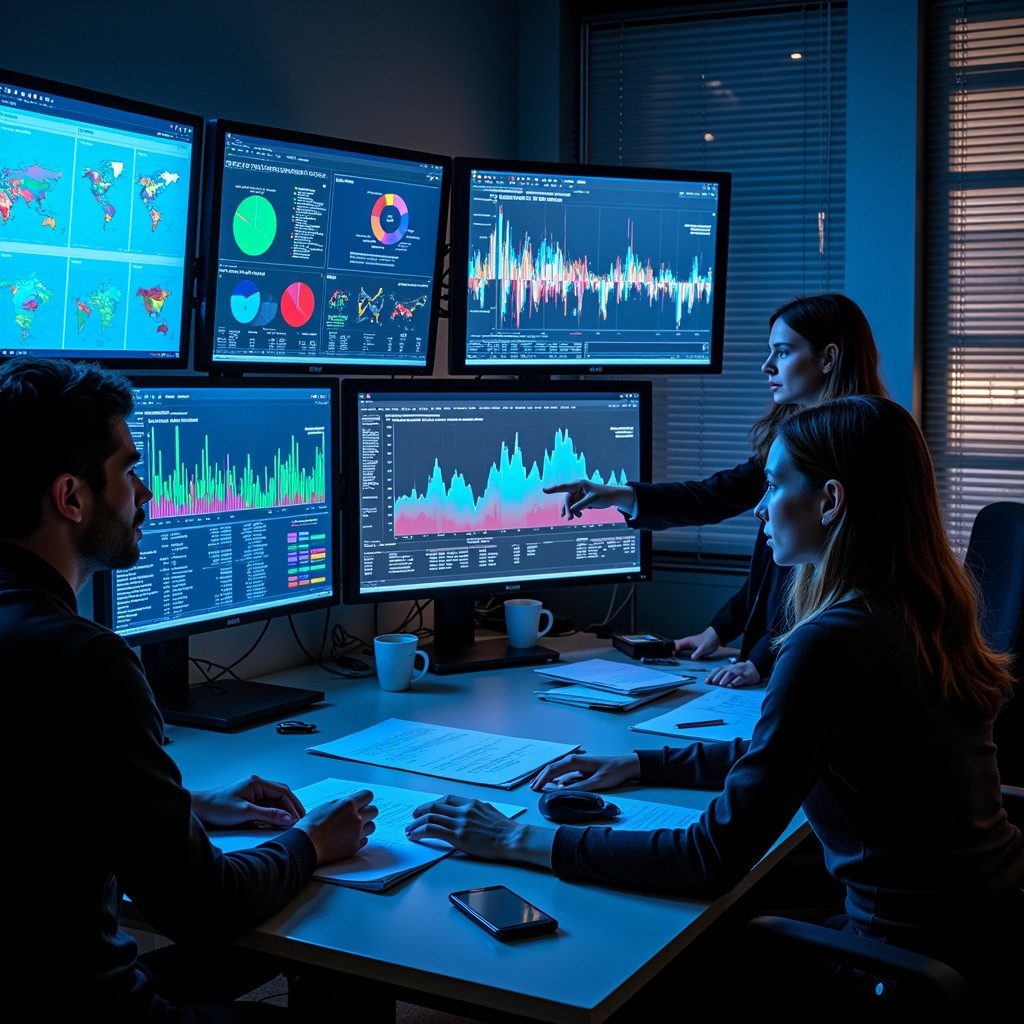 Free Data visualization team Image - Data, Analysts, Monitors ...