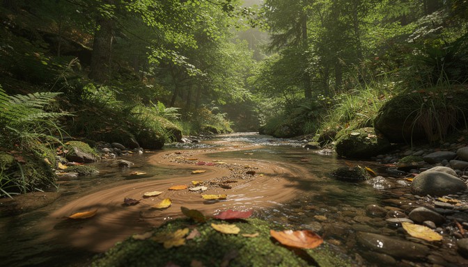 Stream Nature. Examples Free Nature's Water Journey Image - Stream, Forest, Water | Download at ...