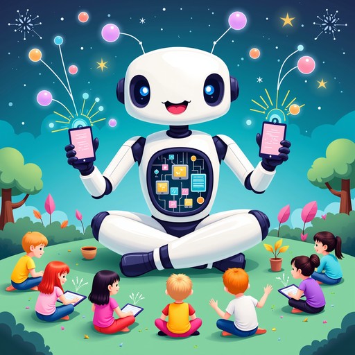 Robo Learning Tablets Free Friendly Tech Teacher Image - Robot, Children, Technology ...