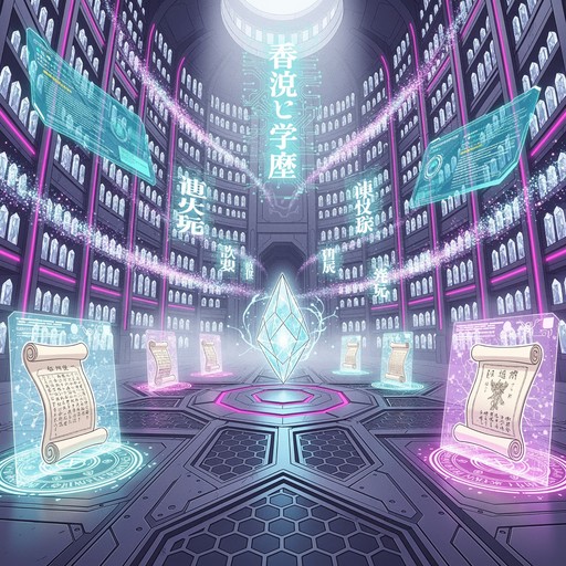 Free Digital Crystal Library Image - Anime, Manga, Cyberpunk | Download ...