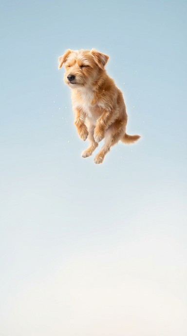 Free Joyful Floating Pup Image - Dog, Jump, Floating | Download at ...