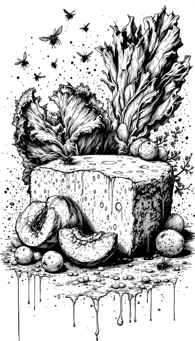 Free Botanical Decay Study Image - Illustration, Decay, Ink | Download ...