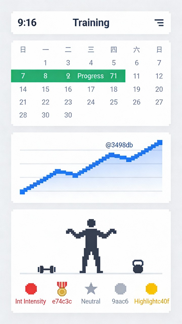 Free Fitness Progress Tracker Image - Fitness, Training, Workout ...