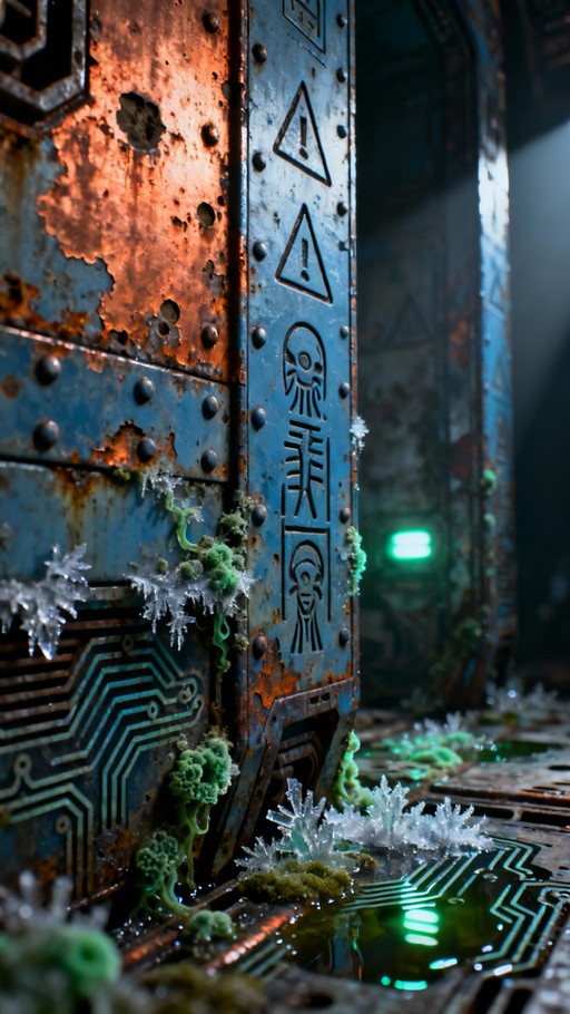 Blue Alien Rust Free Decayed Alien Technology Image - Spaceship, Corrosion, Rust ...