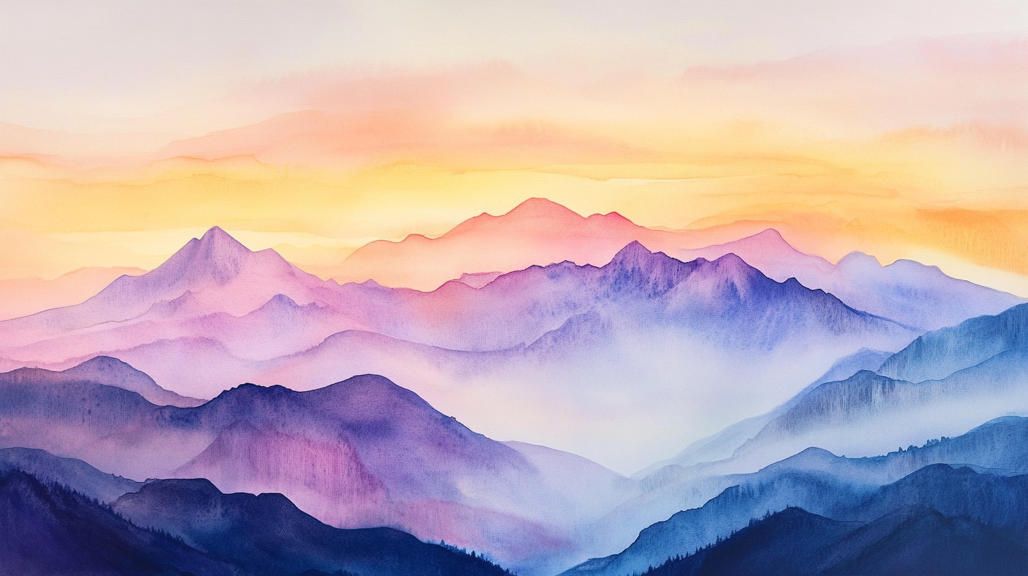 Free Misty Mountain Sunrise Image - Mountains, Sunrise, Mist | Download ...