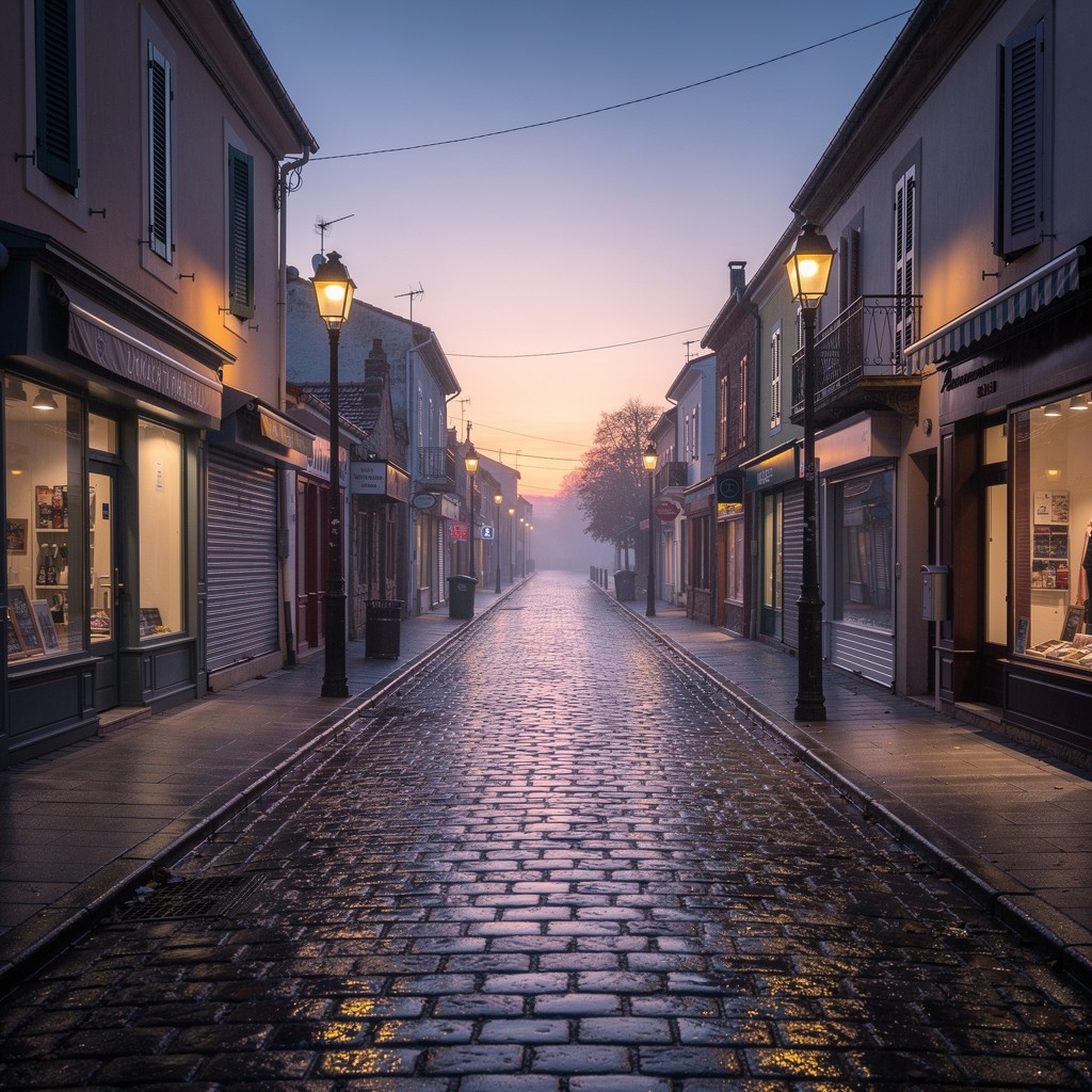 Quiet Rivers Street Free Dawn's Quiet Streets Image - Dawn, Street, Cobblestone | Download ...