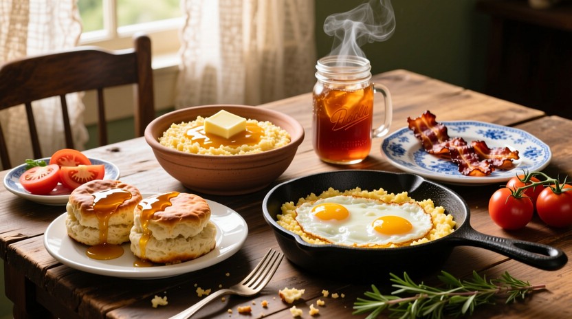 Free Southern Comfort Breakfast Image - Breakfast, Southern, Biscuits ...