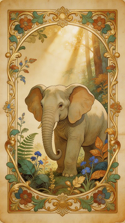 Free Enchanted Elephant Manuscript Image - Manuscript, Elephant ...