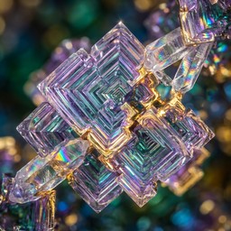 Crystal Network Patterns Free Rainbow Crystal Network Image - Crystal, Bismuth, Fluorite ...