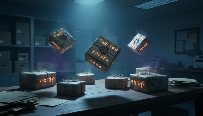 Rest Motionless Free Magical Parcels Float Image - Parcels, Packages, Floating ...