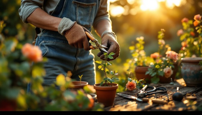 Free Golden Hour Gardening Image - Gardening, Roses, Pruning | Download ...