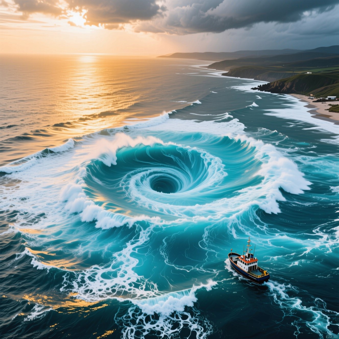 Maelstrom Examples Free Cyan Maelstrom Spiral Photo - Maelstrom, Whirlpool, Vortex ...