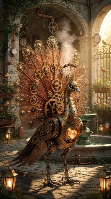 Free Steampunk Clockwork Bird Image - Steampunk, Mechanical, Clockwork ...