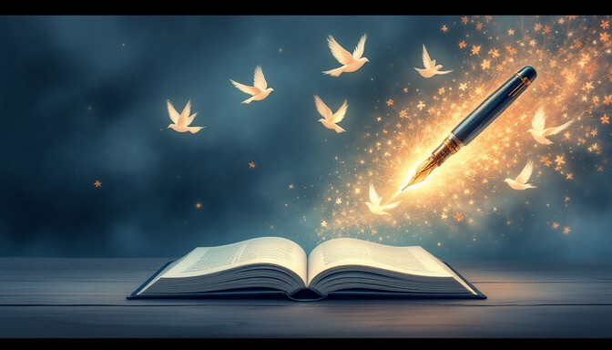 Writing Magic Image Free Writing Becomes Magic Image - Writing, Magic, Birds | Download at ...