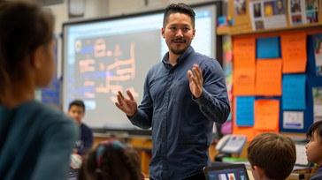 Free Interactive Classroom Lesson Image - Teacher, Students, Classroom ...